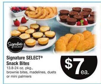 Safeway Signature select snack bites offer