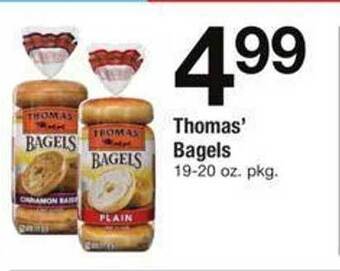 Safeway Thomas' bagels offer