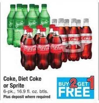 Safeway Coke, diet coke or sprite offer