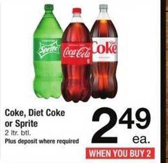 Safeway Coke, diet coke or sprite offer
