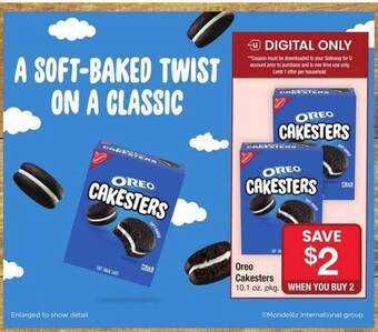 Safeway Oreo cakesters offer