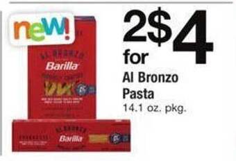 Safeway Al bronzo pasta offer
