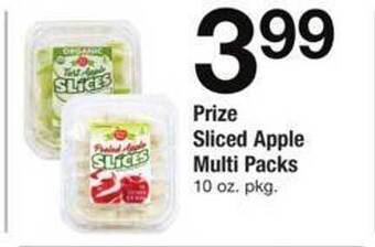 Safeway Prize sliced apple multi packs offer