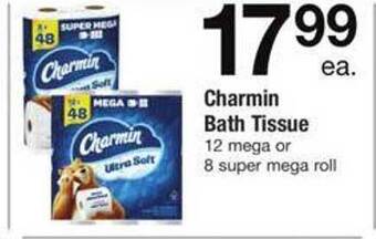 Safeway Charmin bath tissue offer