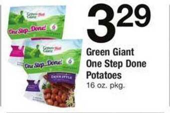 Safeway Green giant one step done potatoes offer