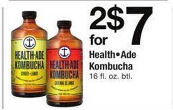 Safeway Health-ade kombucha offer