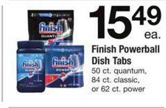 Safeway Finish powerball dish tabs offer