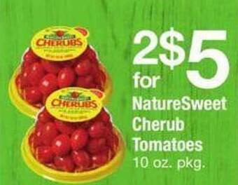 Safeway Naturesweet cherub tomatoes offer