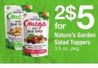 Safeway Nature's garden salad toppers offer