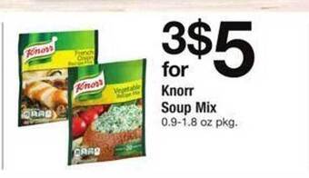 Safeway Knorr soup mix offer