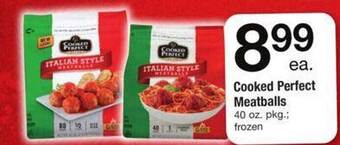Safeway Cooked perfect meatballs offer