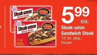 Safeway Steak-umm sandwich steak offer