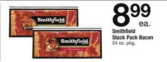Safeway Smithfield stack pack bacon offer