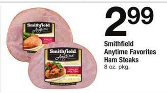Safeway Smithfield anytime favorites ham steaks offer