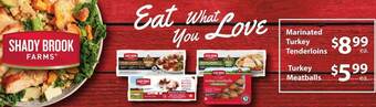 Safeway Marinated turkey tenderloins or meatballs offer