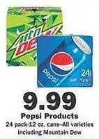Schnucks Pepsi products offer