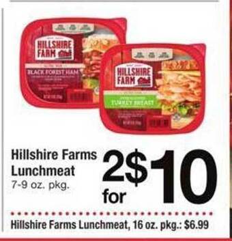 Safeway Hillshire farms lunchmeat offer