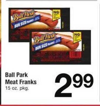 Safeway Ball park meat franks offer