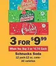 Schnucks Schnucks soda offer