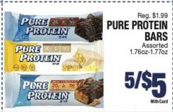 Kinney Drugs Pure Protein Bars offer