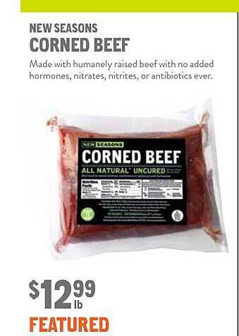New Seasons Market New seasons corned beef offer