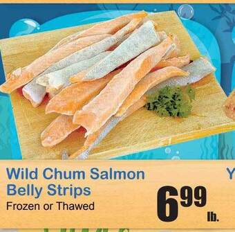 Times Supermarkets Wild chum salmon belly strips offer