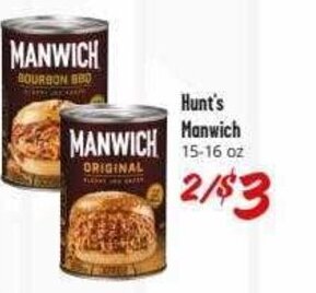 Brookshire Brothers Hunt's Manwich offer