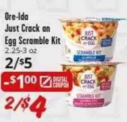 Ore-Ida Just Crack on Egg Scramble Kit