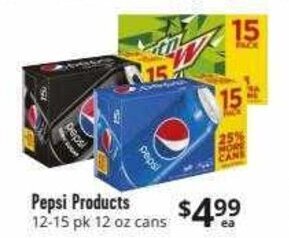 Brookshire Brothers Pepsi Products offer