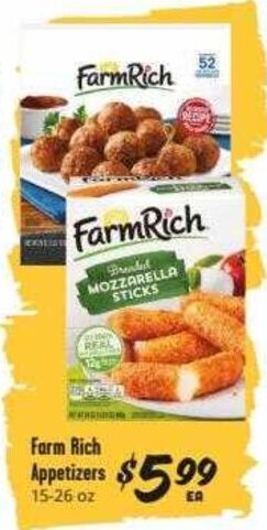 Farm Rich Appetizers