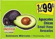 Fiesta Mart Small hass avocados offer