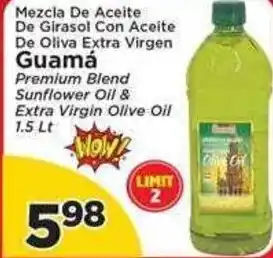 Guama Premium Blend Sunflower Oil & Extra Virgin Olive-Oil 1.5Lt