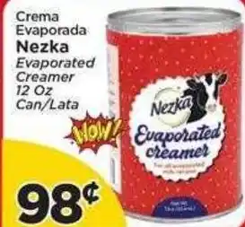 Nezka Evaporated Creamer 12 oz can/lata