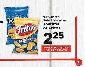 IGA Tostitos or fritos offer