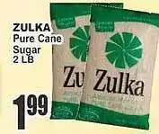 Key Food Zulka pure cane sugar offer
