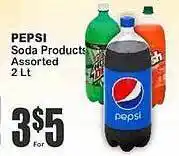 Key Food Pepsi soda products offer
