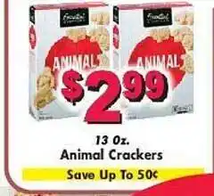 Super One Foods Animal crackers offer