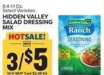 Food Lion Hidden valley salad dressing mix offer