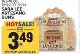 Food Lion Sara lee artesano buns offer