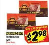 Supermercado El Rancho Ole carolina tocino rebanado offer