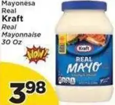 Mayonesa Real Kraft Mayonnaise 30 Oz.