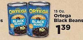 IGA Ortega black beans offer