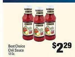 IGA Best choice chili sauce offer