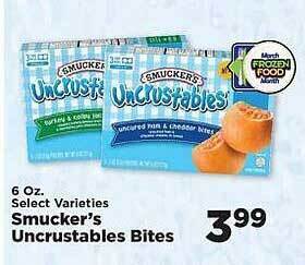 IGA Smucker's uncrustables bites offer