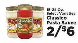 IGA Classico pasta sauce offer