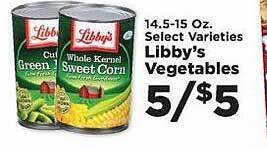 IGA Libby's vegetables offer