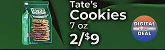 Sunset Foods Tate's cookies offer