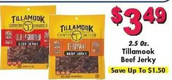 Tillamook beef jerky