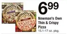 ACME Newman's Own Thin & Crispy Pizza 15.1-17 oz. pkg. offer