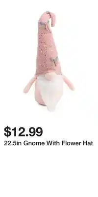 TJ Maxx 22.5in gnome with flower hat offer